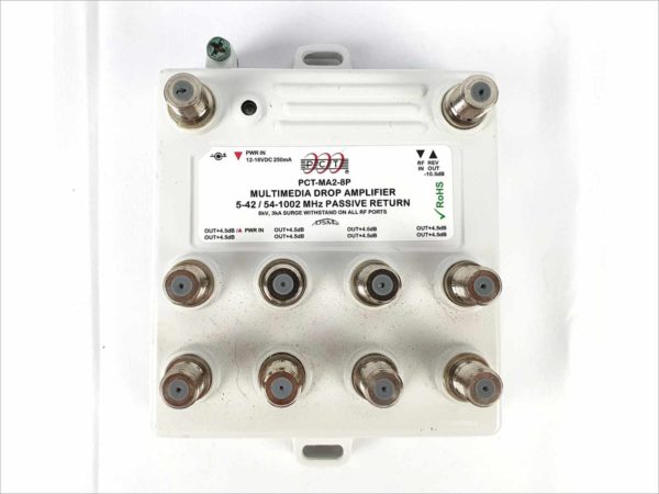 PCT Multimedia Drop Amplifier PCT-MA2-8P