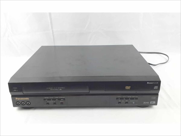 Panasonic PV-D4743 DVD VCR Combo Player Hi-Fi Stereo OmniVision 4-Head VHS Recorder Black