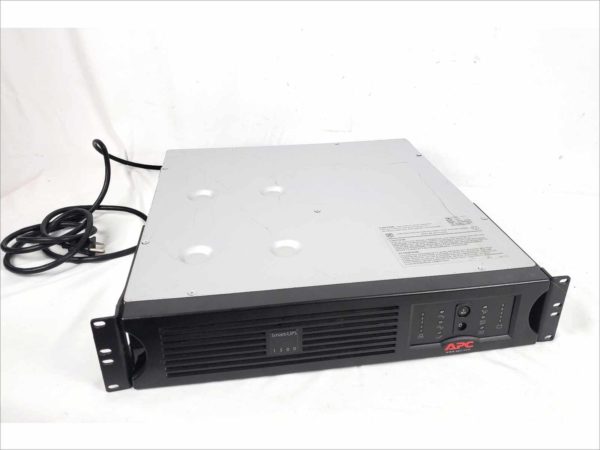 APC Smart-UPS 1500 Pn SUA1500RM2U 1440VA 980Watt Uninterruptible Power Supply No Batteries USB Serial 2U Rackmount 6x NEMA 5-15R outlets UPS System Clean