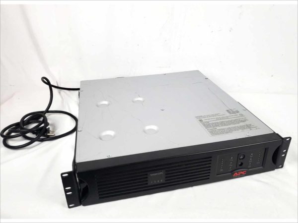 APC Smart-UPS 1500 Pn SUA1500RM2U 1440VA 980Watt Uninterruptible Power Supply No Batteries USB Serial 2U Rackmount 6x NEMA 5-15R outlets UPS System Clean