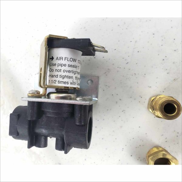 New Buell Air Horns 42076 Solenoid Air Valve - 12V DC, 1/4" Female NPT Ports