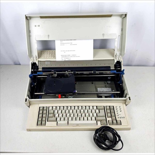 Vintage IBM Wheelwriter 1500 by Lexmark 6783-011 Electric Electronic Type Writer