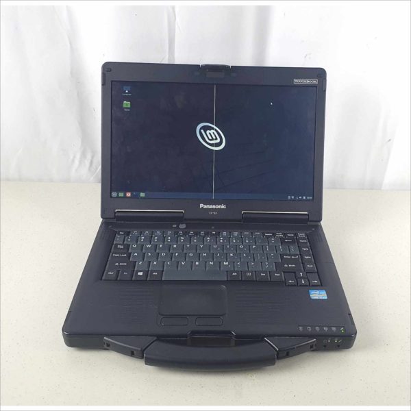Panasonic Toughbook CF-53S MK3 Business industrial Rugged Laptop 14" 4GB RAM intel i5-3340U CPU 2.70GHz Linux Mint 128GB SSD