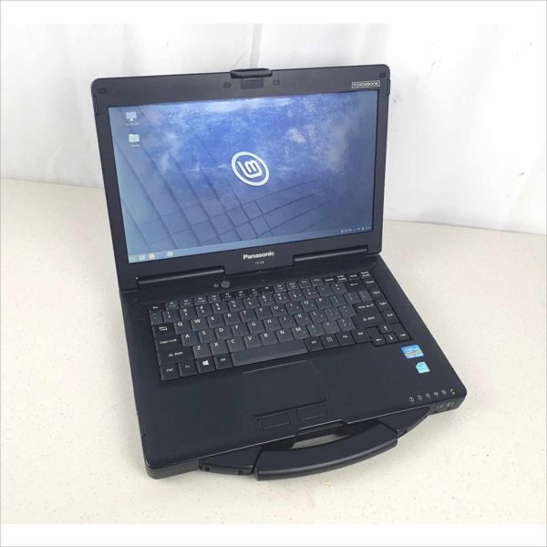 Panasonic Toughbook CF-53S MK3 Business industrial Rugged Laptop 14" 4GB RAM intel i5-3340U CPU 2.70GHz Linux Mint 128GB SSD