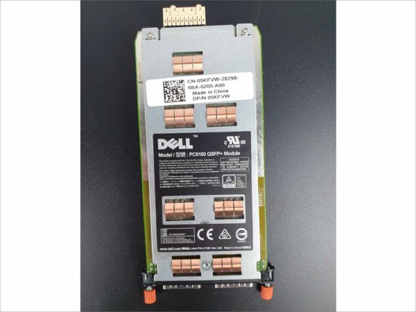 Dell N4032F 24-Port 10GB SFP+ Ports L3 Layer 3 Managed Stackable Network Switch PowerConnect 8132F with PC8100 QSFP+ module and Rail Kit