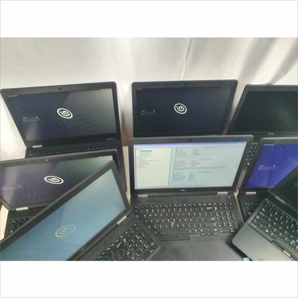 Lot Of 8x Dell Latitude 5570 Business Laptop 15.6" 8GB RAM intel i5-6440HQ CPU 2.60GHz 120GB Storage With Linux Mint
