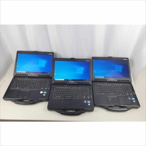 Lot of 3x Panasonic Toughbook CF-53J MK2 Business industrial Rugged Laptop 14" 8GB RAM intel i5-3320M CPU 2.60GHz Touchscreen 512GB Linux Mint