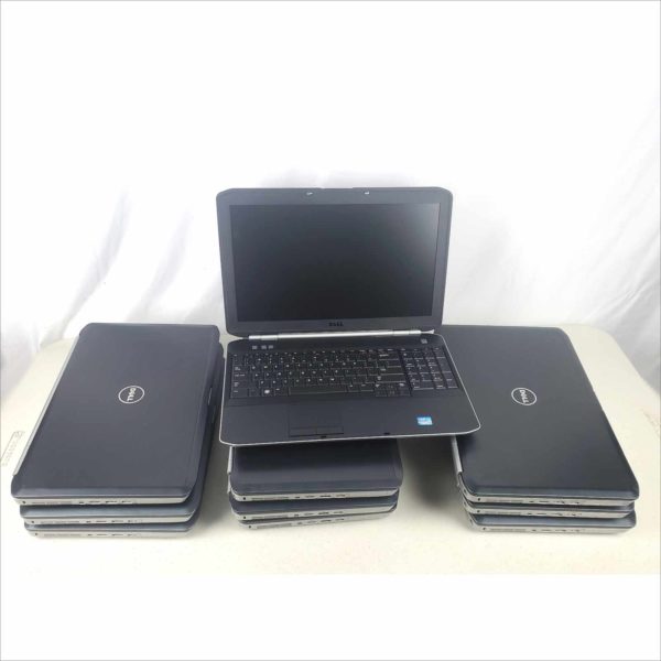 Lot of 10x Dell Latitude E5520 Business Laptop 15.6" 4GB RAM intel i5-2540M CPU 2.60GHz 60GB SSD Storage