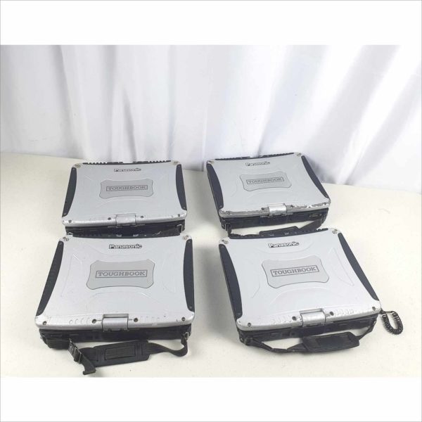 Lot of 3x Panasonic Toughbook CF-19 Business industrial Rugged Laptop i5 Serie 10.4" MK5 MK4 4/2GB RAM Windows 7 Pro CF-19ADDUAX1M / CF-19RDRAX6M