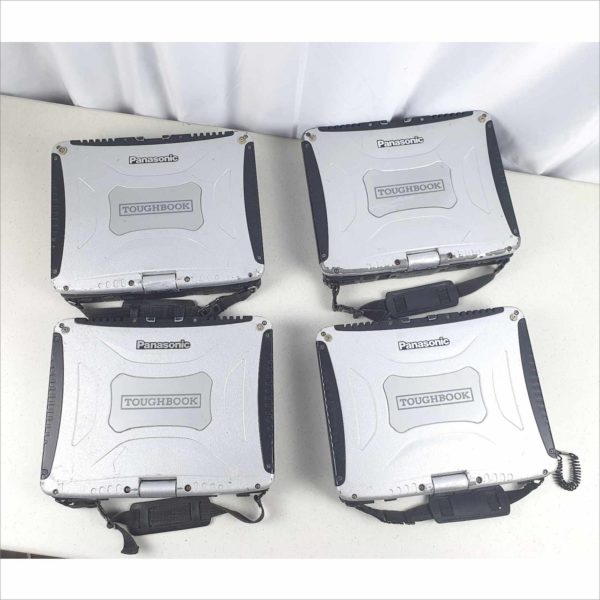 Lot of 3x Panasonic Toughbook CF-19 Business industrial Rugged Laptop i5 Serie 10.4" MK5 MK4 4/2GB RAM Windows 7 Pro CF-19ADDUAX1M / CF-19RDRAX6M