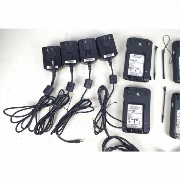 Lot of 4x Socket Mobile Somo 655 8560-00056 / 55 high Performance Mobile Computer / Scanner / PDA Organizer Windows CE