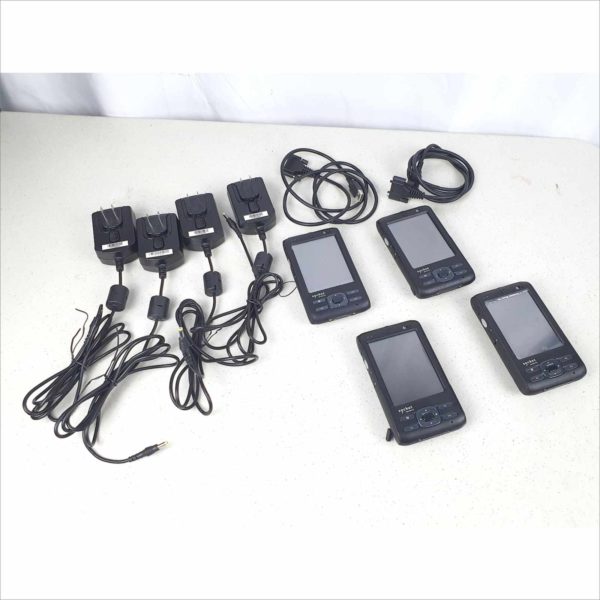 Lot of 4x Socket Mobile Somo 655 8560-00056 / 55 high Performance Mobile Computer / Scanner / PDA Organizer Windows CE