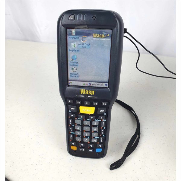 Lot of 2x Wasp Barcode Technology WDT90 Mobile Computer with WiFi Bluetooth Numeric Keypad Pistol Grip PN W012050 Windows Mobile Pro Type 00A0LS-3S0-CEU1