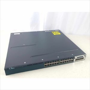 Cisco Catalyst C3560X 24 Port Gigabit Managed Switch WS-C3560X-24P 1U Rack Mount PoE+ with C3KX-NM-1G SPF Module