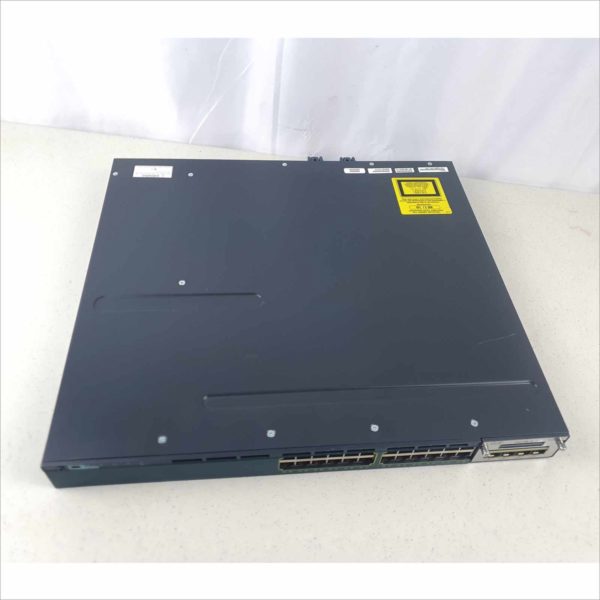 Cisco Catalyst C3560X 24 Port Gigabit Managed Switch WS-C3560X-24P 1U Rack Mount PoE+ with C3KX-NM-1G SPF Module