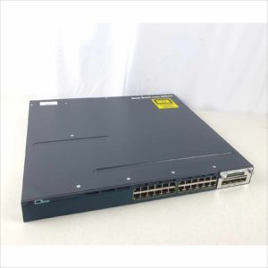 Cisco Catalyst C3560X 24 Port Gigabit Managed Switch WS-C3560X-24P 1U Rack Mount PoE+ with C3KX-NM-1G SPF Module - No Power Supply