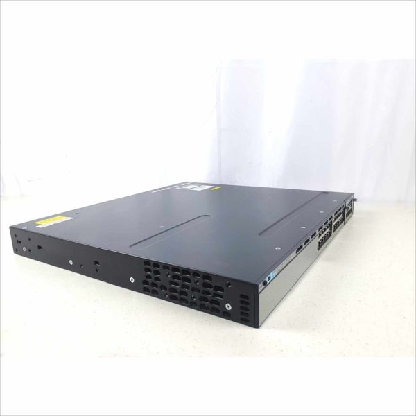 Cisco Catalyst C3750X 24 Port Gigabit Managed Switch WS-C3750X-24P 1U Rack Mount PoE+ with C3KX-NM-10G SPF Module