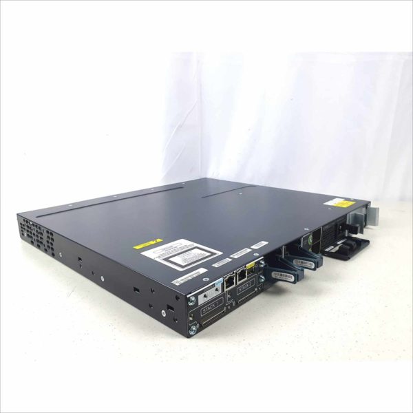 Cisco Catalyst C3750X 24 Port Gigabit Managed Switch WS-C3750X-24P 1U Rack Mount PoE+ with C3KX-NM-10G SPF Module