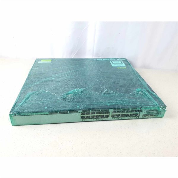 Cisco Catalyst C3750X 24 Port Gigabit Managed Switch WS-C3750X-24P 1U Rack Mount PoE+ with C3KX-NM-10G SPF Module