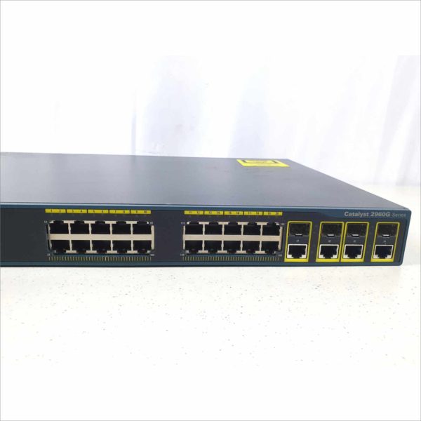 Cisco Catalyst 2960G 24 Port Gigabit Managed Switch WS-C2960G-24TC-L 1U Rack Mount