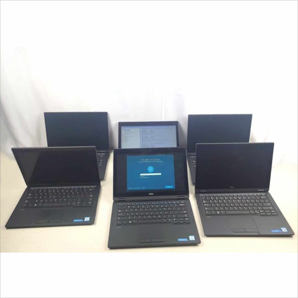 Lot of 6x Dell Latitude 7390 & 5289 Business Laptop 12.5" 8GB RAM intel i5-7300 CPU 2.60GHz 128GB SSD Storage Two in one Tablet & Laptop