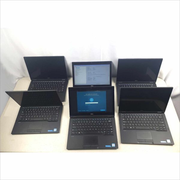 Lot of 6x Dell Latitude 7390 & 5289 Business Laptop 12.5" 8GB RAM intel i5-7300 CPU 2.60GHz 128GB SSD Storage Two in one Tablet & Laptop