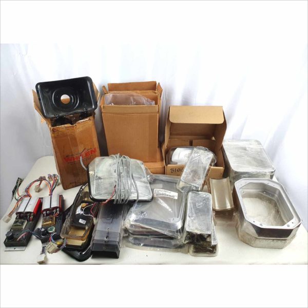 Lot of Whelen Products Power supplies, Parts and Emergency Light old stock Halogen Light 02-0363189-00B, EB6 Power Supplies , 810CA0ZR SCENELIGHT and More