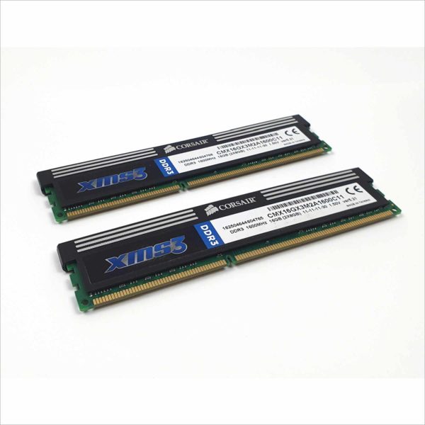 Lot of 2x Corsair CMX16GX3M2A1600C11 XMS3 16GB (2x8GB) DDR3 1600 Mhz CL11 32GB