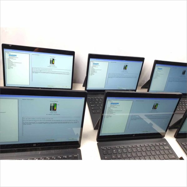 lot of 6x Dell Latitude 7275 Business FHD Tablet 12.5" 8GB RAM Intel m7-6Y57 CPU 1.10GHz 128GB SSD Storage Two in one Tablet & Laptop - T02H001