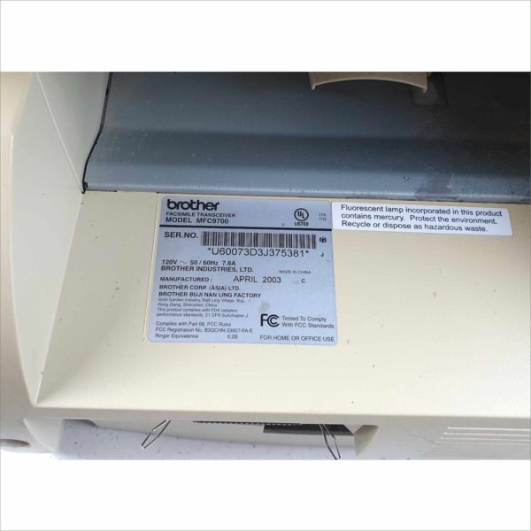 Brother MFC-9700 Vintage 5-in-1 multifunction Laser Printer Scanner Copier Fax