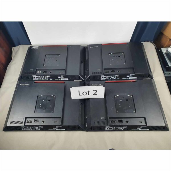 lot 4x Lenovo ThinkCentre M72z 20" G2020 2.90Ghz 6GB HDD 500GB Wi-Fi Windows License AIO - Auc 2