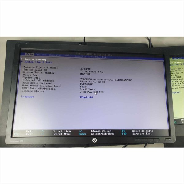 lot 4x Lenovo ThinkCentre M72z 20" G2020 2.90Ghz 6GB HDD 500GB Wi-Fi Windows License AIO - Auc 3