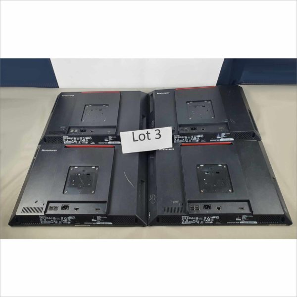 lot 4x Lenovo ThinkCentre M72z 20" G2020 2.90Ghz 6GB HDD 500GB Wi-Fi Windows License AIO - Auc 3