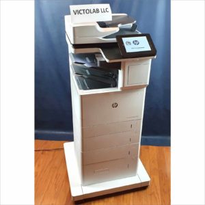 HP LaserJet Entreprise MFP M633 J8J78A Flow Laser printer COPY FAX SCAN LOW COUNT - Victolab LLC