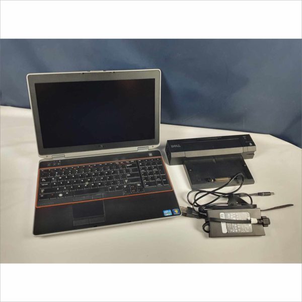 Dell Latitude E6520 15.6" FHD i5-2430M 2.40GHz 4GB 120GB HDD WiFi Win10 Laptop with Power Adapter & docking station