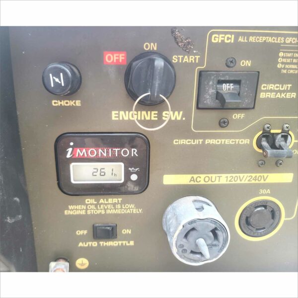 Honda EB10000 10,000 Watt 120V/240V Portable Industrial Generator - low hours