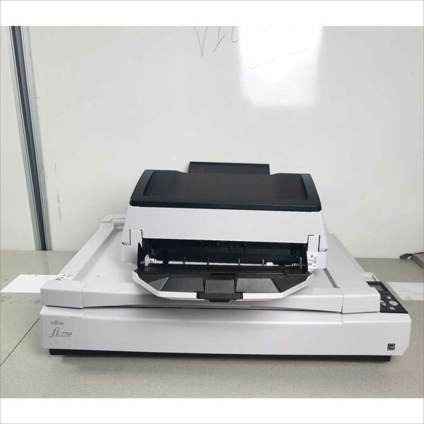 FUJITSU FI-7700 FLATBED DOCUMENT SCANNER PA03740-B005 w/Power Adapter & USB - Low COUNT