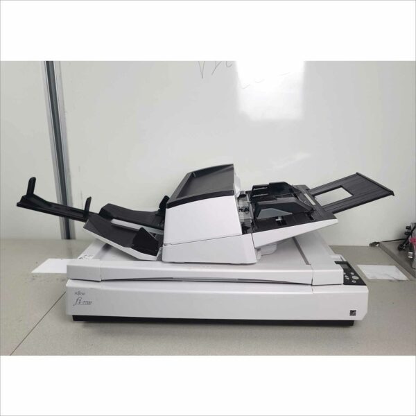 FUJITSU FI-7700 FLATBED DOCUMENT SCANNER PA03740-B005 w/Power Adapter & USB - Low COUNT