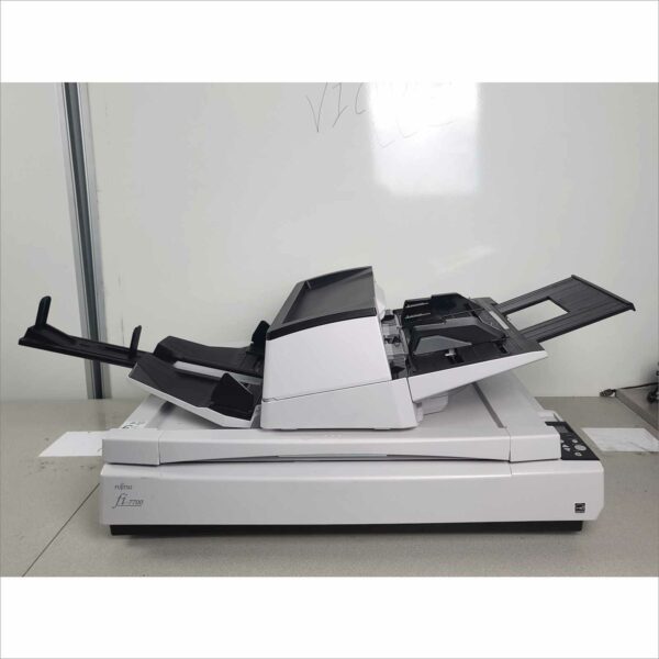 FUJITSU FI-7700 FLATBED DOCUMENT SCANNER PA03740-B005 w/Power Adapter & USB - Low COUNT