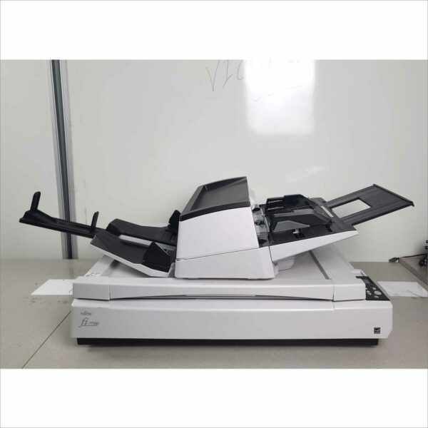 FUJITSU FI-7700 FLATBED DOCUMENT SCANNER PA03740-B005 w/Power Adapter & USB - Low COUNT