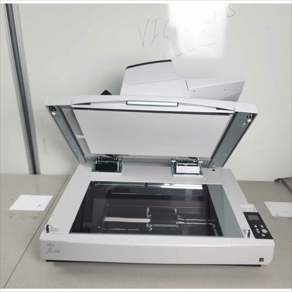 FUJITSU FI-7700 FLATBED DOCUMENT SCANNER PA03740-B005 w/Power Adapter & USB - Low COUNT