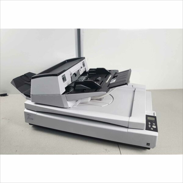 FUJITSU FI-7700 FLATBED DOCUMENT SCANNER PA03740-B005 w/Power Adapter & USB