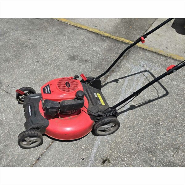 PowerSmart Gas Push Lawn Mower Powered 21-inch 3-in-1 with 144cc Engine 6-position Height Adjustment