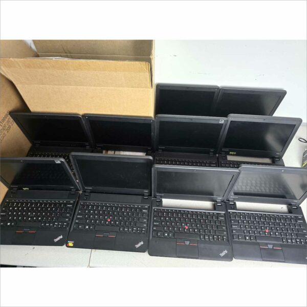 lot of 102x Lenovo laptops X140e 4GB RAM 500HDD windows 11