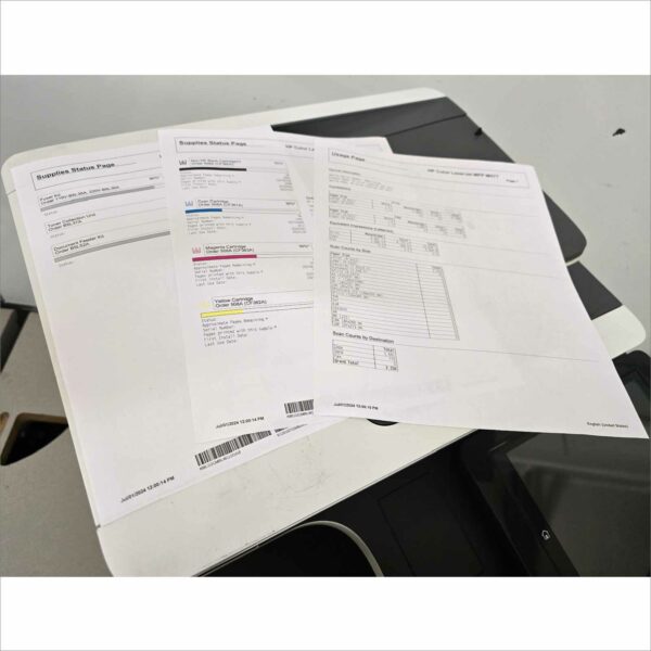 HP Color LaserJet Enterprise Flow M577 Printer SN#mxbcj1313w