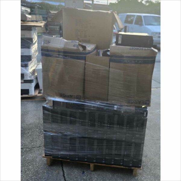 Pallet of 72x Dell / lenovo / hp Desktops SFF, DT, Towers, AIO and 80x Monitors