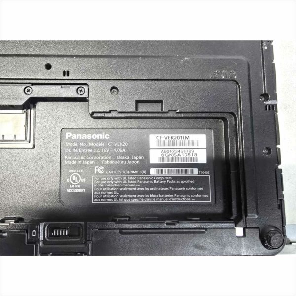 Panasonic Toughbook CF-20, i5 10.1, MK1, 8GB, 128GB, 4G SN#6JKSA10518 / 6JKSA10518 31730H