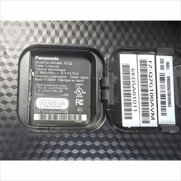 Lot 3x Panasonic TOUGHPAD FZ-Q2 12.5, 8GB RAM, 4G Bad Battery