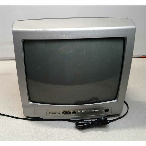 Retro Sylvania 13 Inch CRT TV Model 6413TG Video Gaming AV SN#V29672797