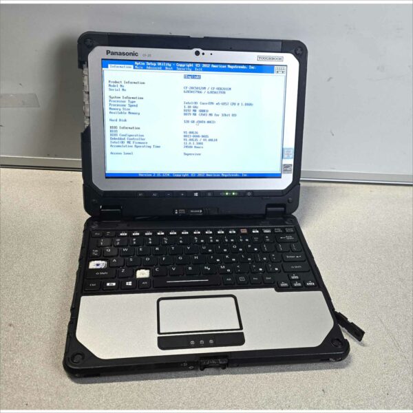 Panasonic Toughbook CF-20, i5 10.1, MK1, 8GB, 128GB, 4G SN#6JKSA17966 24500H